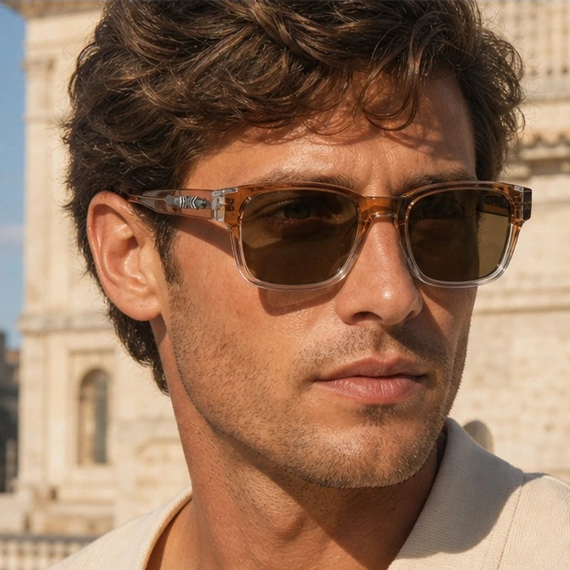Caspian Polarized Shades - Mocha - polarized sunglasses - Eric Muller - Image 3