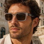 Caspian Polarized Shades - Silver Tortoiseshell - polarized sunglasses - Eric Muller - Image 3
