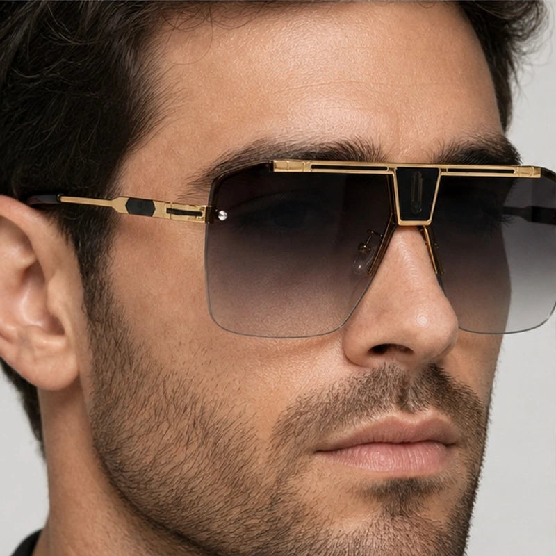Caspian Semi-Rimless Shades - Slate - semi-rimless - Eric Muller - Image 3