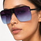Caspian Semi-Rimless Shades - Dusk - browline - Eric Muller - Image 4