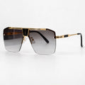 Caspian Semi-Rimless Shades - Slate - Sunglasses - Eric Muller - Image 1