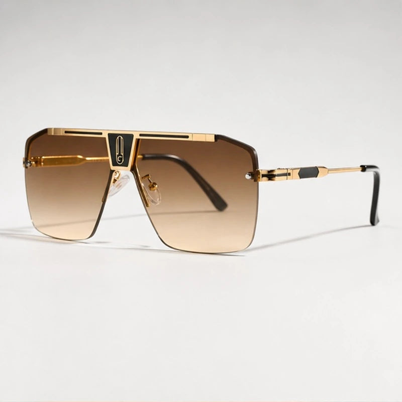 Caspian Semi-Rimless Shades - Dune - Sunglasses - Eric Muller - Image 1