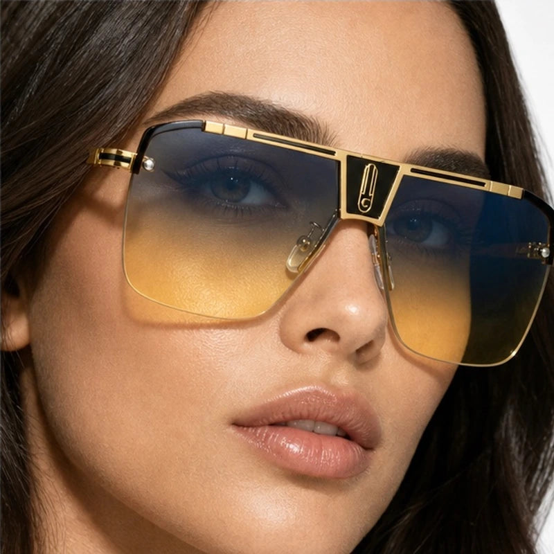 Caspian Semi-Rimless Shades - Horizon - browline - Eric Muller - Image 4