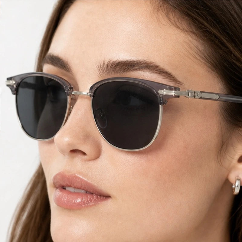 Cavendish Browline Shades - Smoke - browline sunglasses - Eric Muller - Image 3