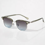 Cavendish Browline Shades - Sage - Sunglasses - Eric Muller - Image 1
