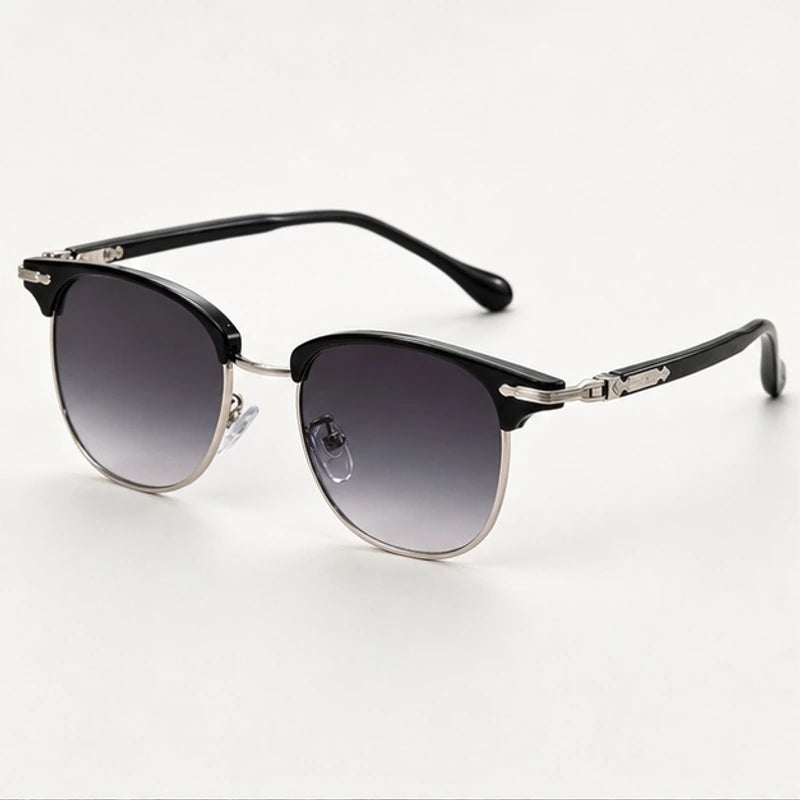 Cavendish Browline Shades - Slate - Sunglasses - Eric Muller - Image 1