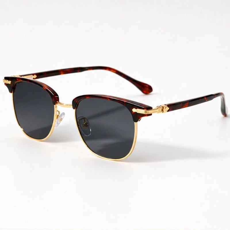 Cavendish Browline Shades - Tortoise - Sunglasses - Eric Muller - Image 1