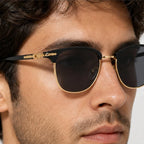 Cavendish Browline Shades - Onyx - browline sunglasses - Eric Muller - Image 3