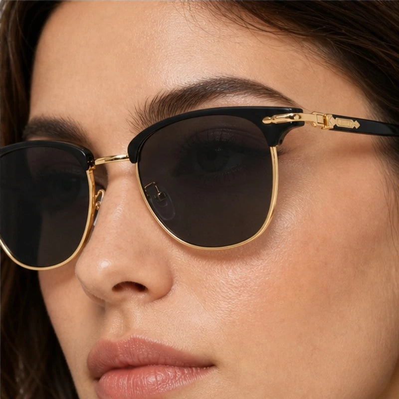 Cavendish Browline Shades - Onyx - half-rim frames - Eric Muller - Image 4