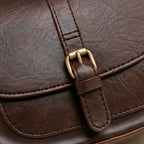 Celestine Women's Equestrian Saddle Crossbody Bag - Coffee - cat:women-bags - Eric Muller - Image 4