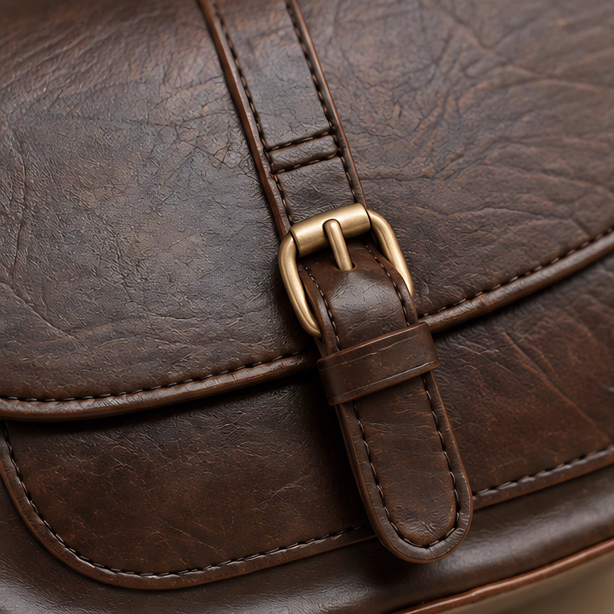 Celestine Women's Equestrian Saddle Crossbody Bag - Coffee - cat:women-bags - Eric Muller - Image 4
