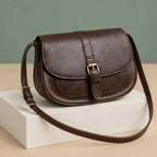 Celestine Women's Equestrian Saddle Crossbody Bag - Coffee - Bag Accessories | Woman - Eric Muller - Image 3