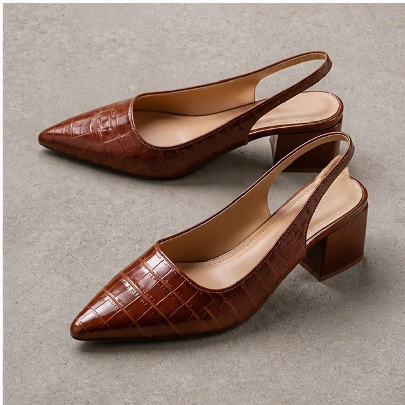 Clarice Women's Orthopedic Arch-Support Heels - Brown - Shoes - Eric Muller - Image 2