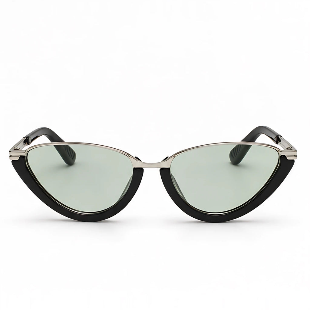 Claudine Women's Cat-Eye Sunglasses - Green - Accessories > Sunglasses > Cat-Eye Sunglasses - Eric Muller - Image 2
