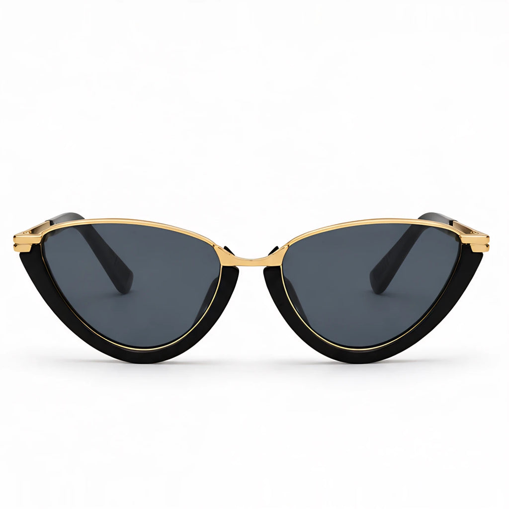 Claudine Women's Cat-Eye Sunglasses - Black - Accessories > Sunglasses > Cat-Eye Sunglasses - Eric Muller - Image 2