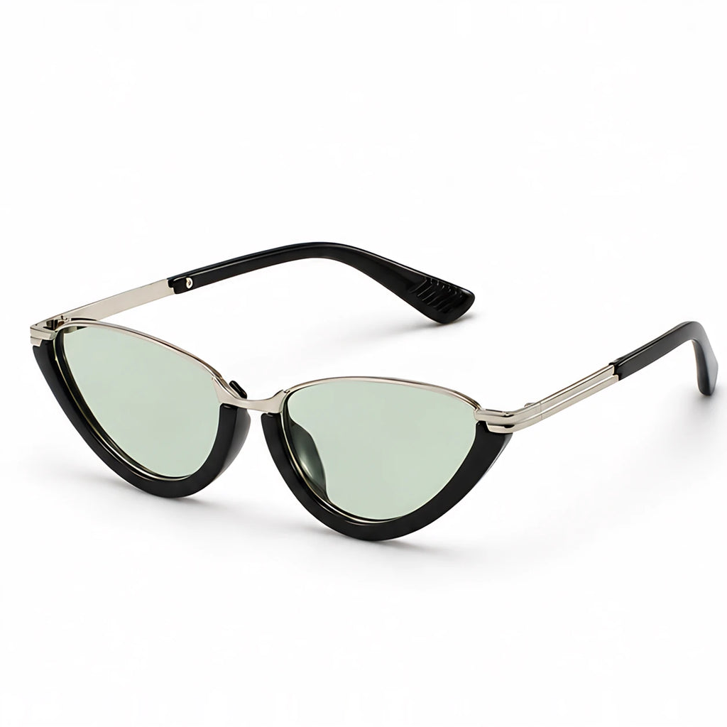 Claudine Women's Cat-Eye Sunglasses - Green - Accessories > Sunglasses > Cat-Eye Sunglasses - Eric Muller - Image 1