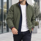 Conrad Men's Reversible Harrington Jacket - Military Green - Catalog Group: Clothing - Eric Muller - Image 2