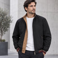 Conrad Men's Reversible Harrington Jacket - Black - Men's Clothing > Outerwear > Reversible Bomber Jackets - Eric Muller - Image 1