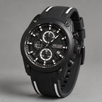 Corvello Men's Chronograph Watch 49mm - Charcoal - Accessories > Watches > Chronograph Watches - Eric Muller - Image 1