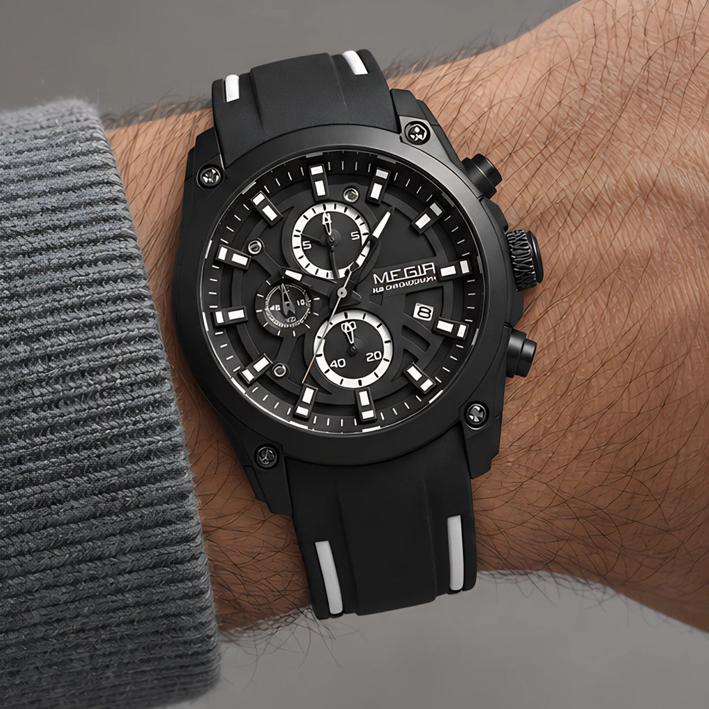 Corvello Men's Chronograph Watch 49mm - Charcoal - male - Eric Muller - Image 3