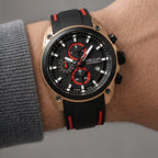 Corvello Men's Chronograph Watch 49mm - Crimson - male - Eric Muller - Image 3
