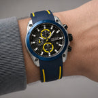 Corvello Men's Chronograph Watch 49mm - Royal Blue - male - Eric Muller - Image 3