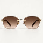 Cressida Rimless Shades - Mocha - sunglasses - Eric Muller - Image 2