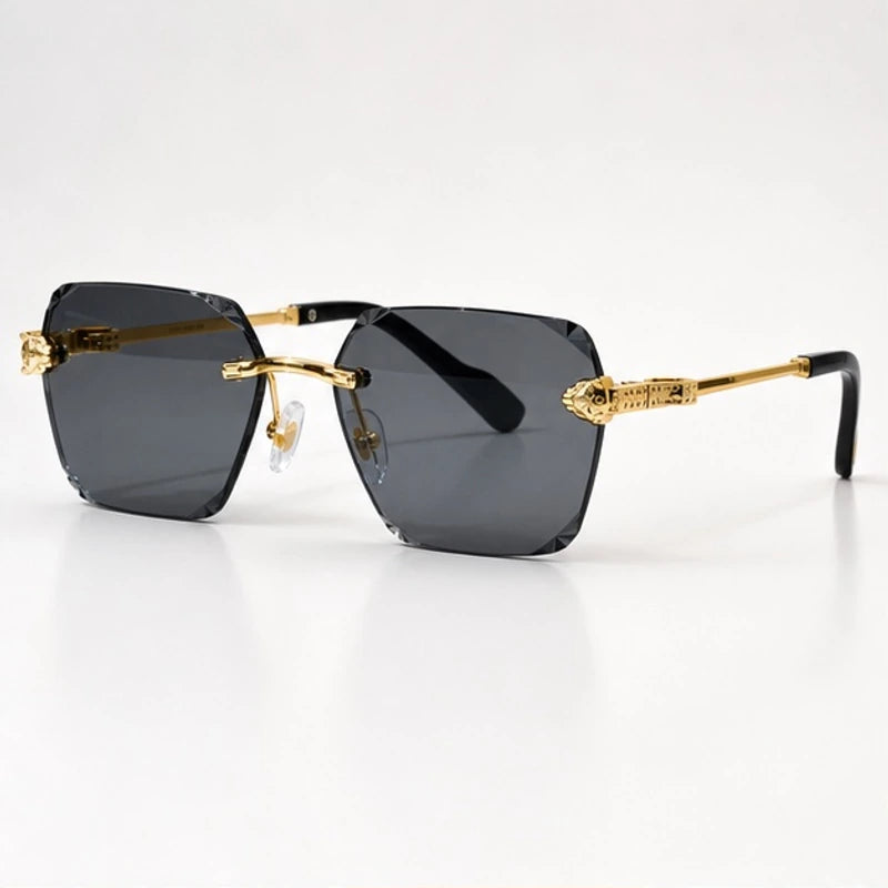 Cressida Rimless Shades - Onyx - Sunglasses - Eric Muller - Image 1