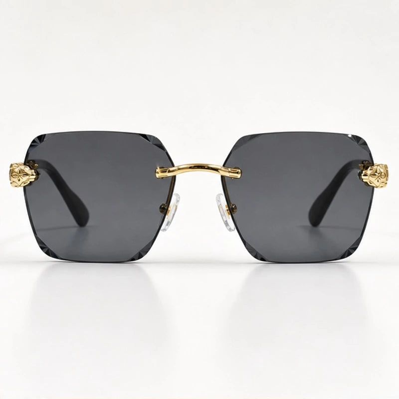 Cressida Rimless Shades - Onyx - sunglasses - Eric Muller - Image 2