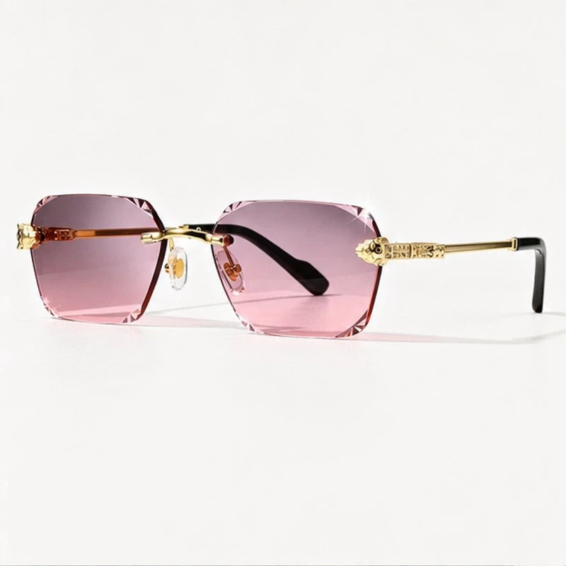 Cressida Rimless Shades - Blush - Sunglasses - Eric Muller - Image 1