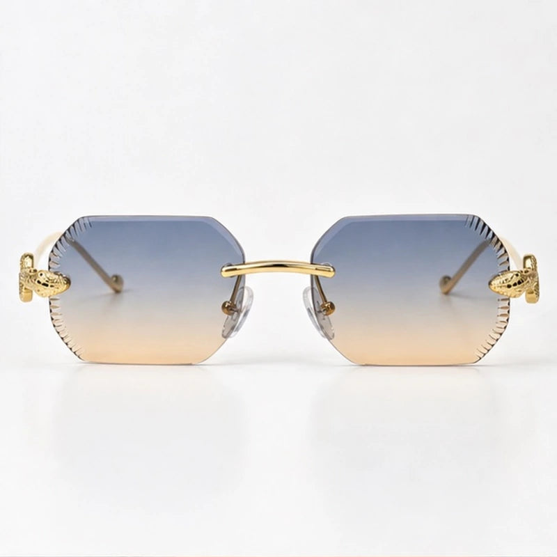 Cyrus Rimless Shades - Sand - sunglasses - Eric Muller - Image 2