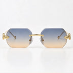 Cyrus Rimless Shades - Sand - sunglasses - Eric Muller - Image 2