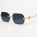 Cyrus Rimless Shades - Onyx - Sunglasses - Eric Muller - Image 1