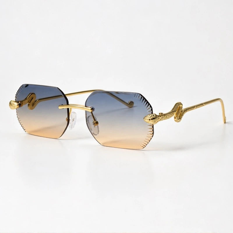 Cyrus Rimless Shades - Sand - Sunglasses - Eric Muller - Image 1
