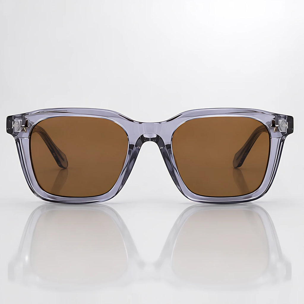 Dante Chunky Full-Rim Square Sunglasses - Gray - sunglasses - Eric Muller - Image 2