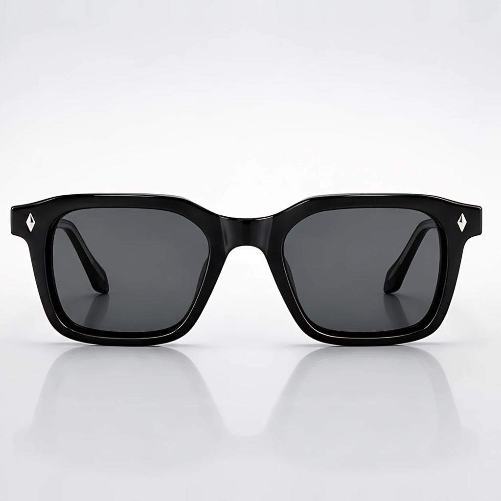 Dante Chunky Full-Rim Square Sunglasses - Black - sunglasses - Eric Muller - Image 2