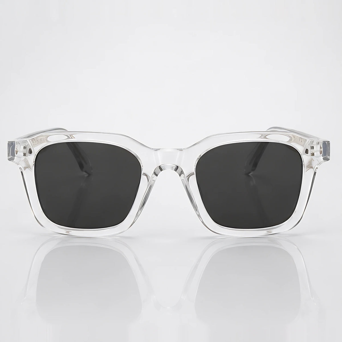 Dante Chunky Full-Rim Square Sunglasses - Clear - sunglasses - Eric Muller - Image 2