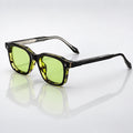 Dante Chunky Full-Rim Square Sunglasses - Lime - Accessories > Sunglasses > Square Sunglasses - Eric Muller - Image 1