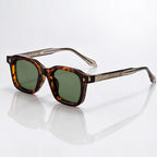Dante Chunky Full-Rim Square Sunglasses - Tortoise - Accessories > Sunglasses > Square Sunglasses - Eric Muller - Image 1