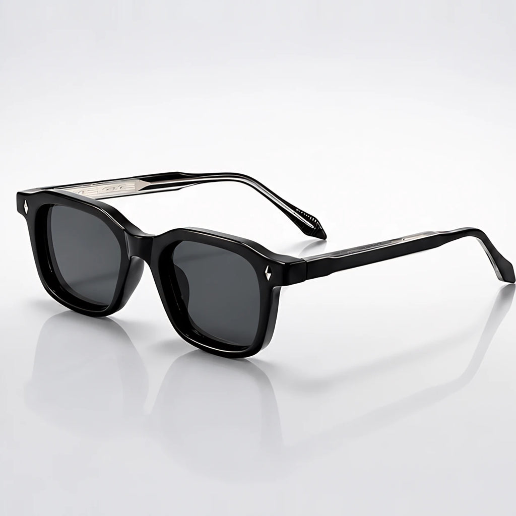 Dante Chunky Full-Rim Square Sunglasses - Black - Accessories > Sunglasses > Square Sunglasses - Eric Muller - Image 1