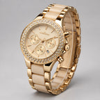 Doreva Women's Three-Subdial Quartz Watch - Gold - Women's Accessories > Watches > Fashion Watches - Eric Muller - Image 1