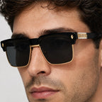 Duke Browline Shades - Onyx - browline sunglasses - Eric Muller - Image 3