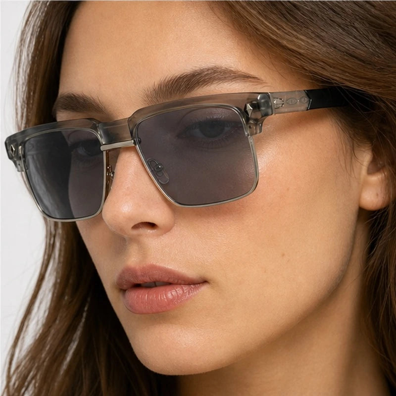 Duke Browline Shades - Smoke - dual-material frame - Eric Muller - Image 4