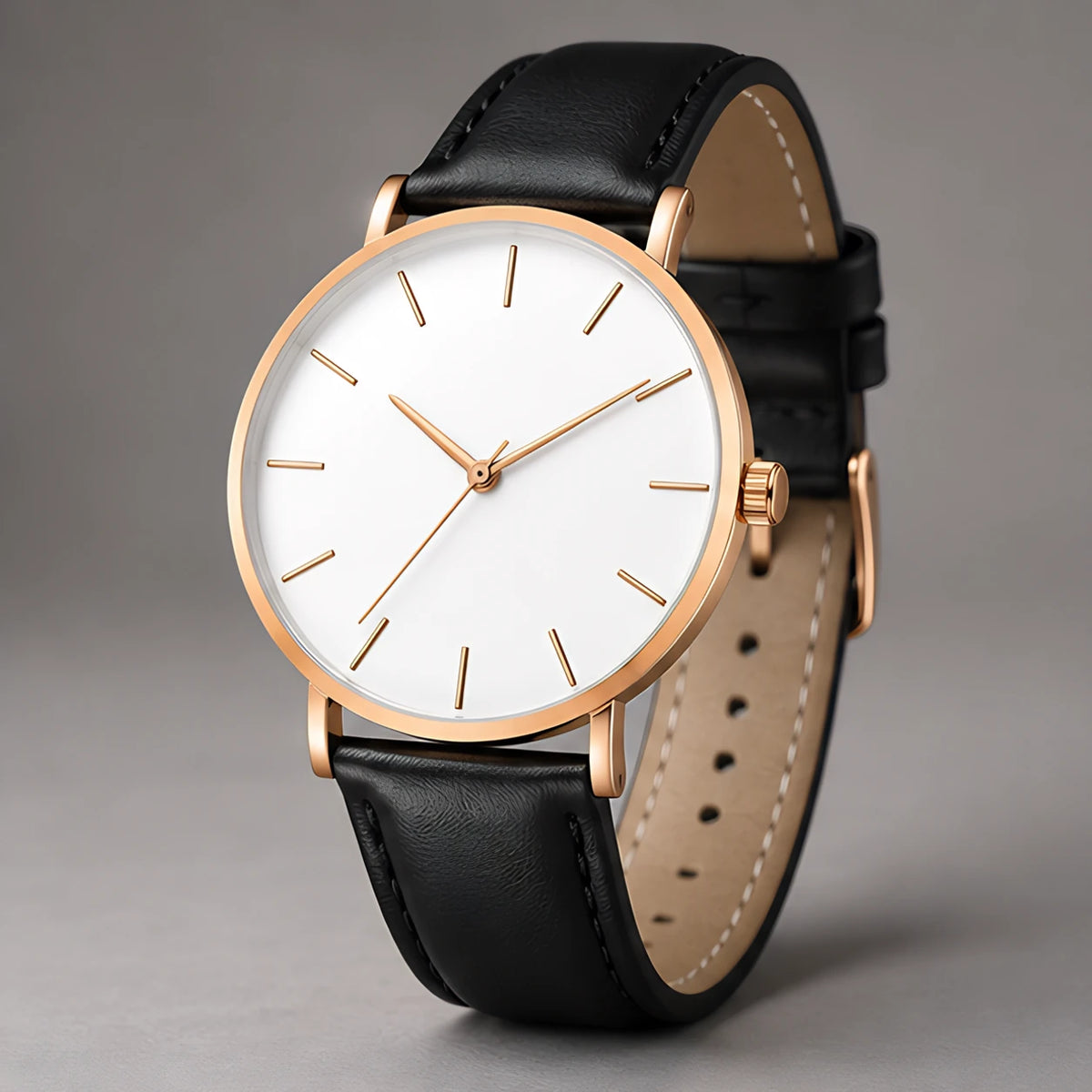 Dunbar Men's Classic Minimalist Watch 39mm - Pearl Black - Men's Accessories > Watches > Quartz Watches - Eric Muller - Image 1