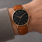 Dunbar Men's Classic Minimalist Watch 39mm - Charcoal Brown - male - Eric Muller - Image 3
