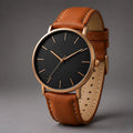 Dunbar Men's Classic Minimalist Watch 39mm - Charcoal Brown - Men's Accessories > Watches > Quartz Watches - Eric Muller - Image 1