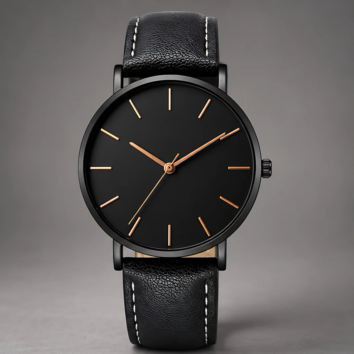 Dunbar Men's Classic Minimalist Watch 39mm - Charcoal - Men's Accessories > Watches > Quartz Watches - Eric Muller - Image 2