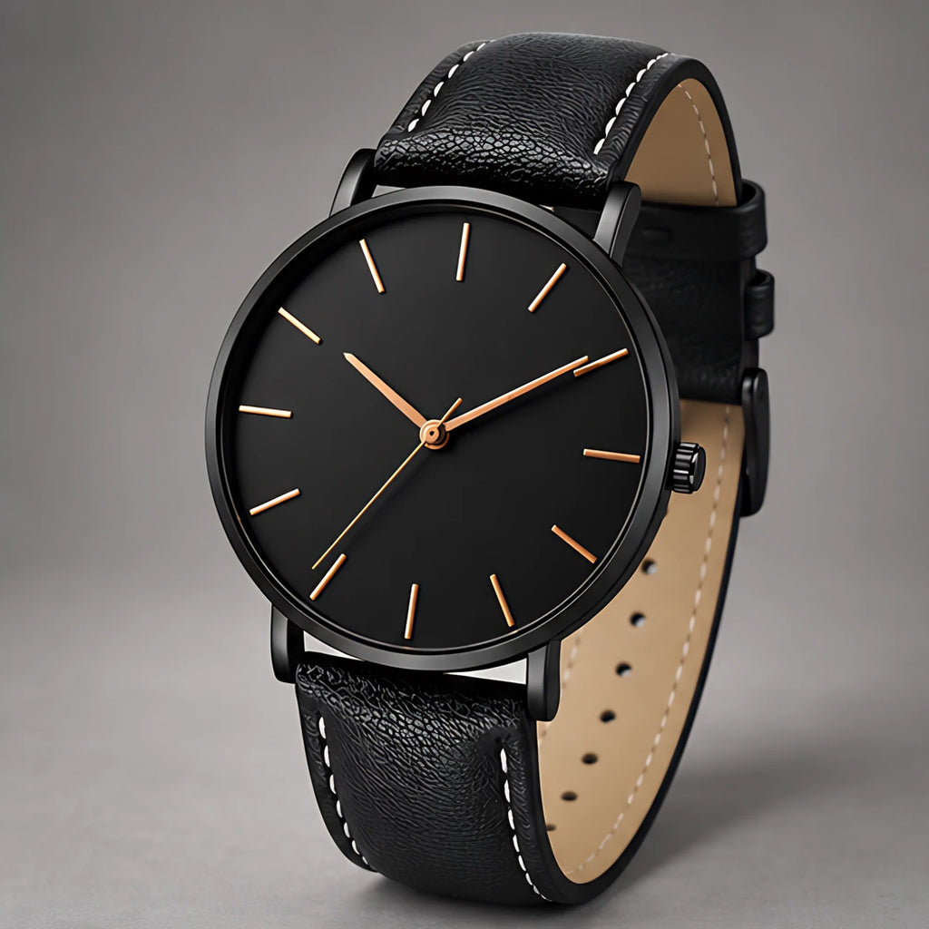 Dunbar Men's Classic Minimalist Watch 39mm - Charcoal - Men's Accessories > Watches > Quartz Watches - Eric Muller - Image 1