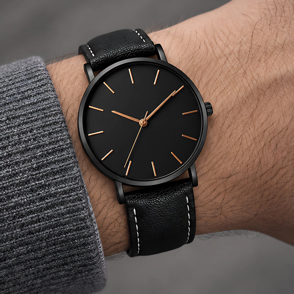 Dunbar Men's Classic Minimalist Watch 39mm - Charcoal - male - Eric Muller - Image 3