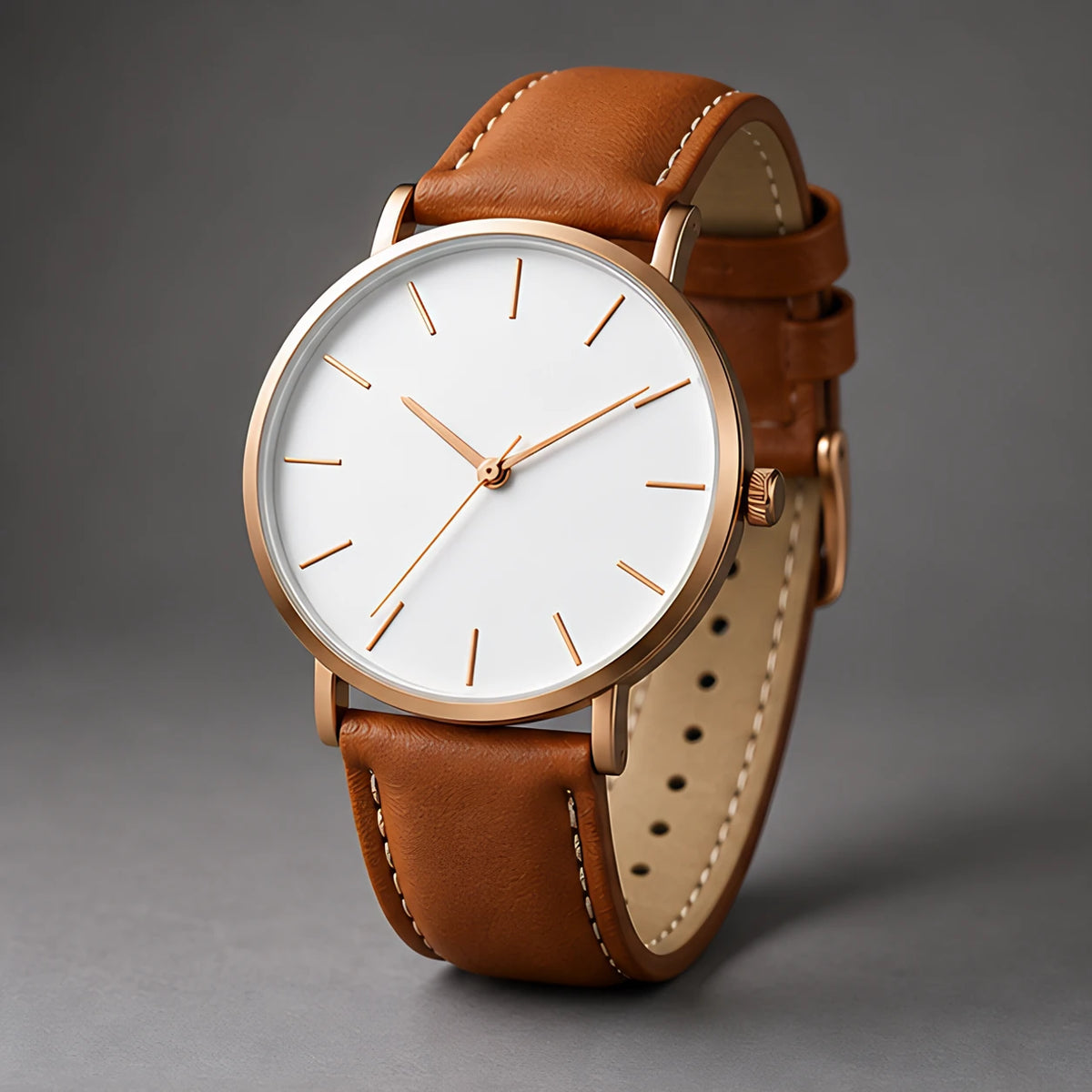 Dunbar Men's Classic Minimalist Watch 39mm - Pearl Brown - Men's Accessories > Watches > Quartz Watches - Eric Muller - Image 1